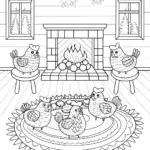 Chickens’ Cozy Winter Retreat with Henrietta and Friends
