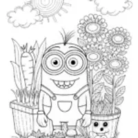 Minion’s Colorful Gardening Adventure