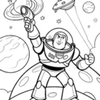 Buzz Lightyear in the cosmic garden