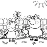 Peppa Pig’s colorful garden fun