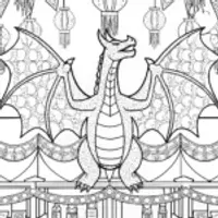 Charizard’s Fiery Festival Coloring Adventure