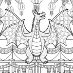 Charizard’s Fiery Festival Coloring Adventure