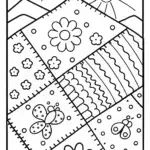 Whimsical Stitch Garden Adventure with Fluttering Butterfly