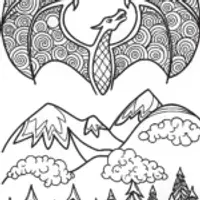 Charizard’s Fiery Flight Adventure Coloring Page