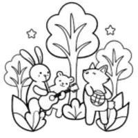 Rainbow Melody’s Musical Adventure in the Enchanted Forest