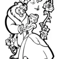 The Enchanted Rose Garden with Belle and the Beast