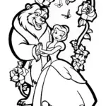 The Enchanted Rose Garden with Belle and the Beast