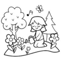 Mirabel Tends to Her Magical Garden