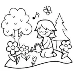 Mirabel Tends to Her Magical Garden