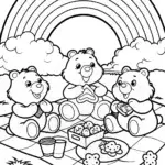Care Bears Picnic Under the Rainbow