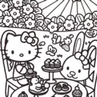 Hello Kitty’s Sweet Tea Party with Friends!