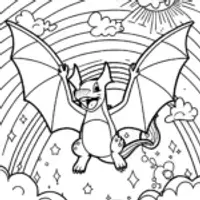 Charizard’s Joyful Flight Through the Sky