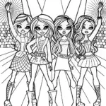 Bratz Fashion Showdown: Color Your Favorite Dolls!