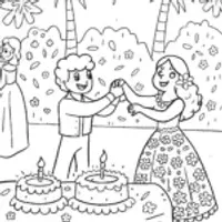 Magical Candlelight Celebration with Dancing Friends