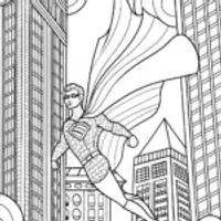 Lightning Fast Adventure with Superhero in the City