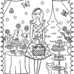 Barbie’s Dream Garden Party Coloring Fun