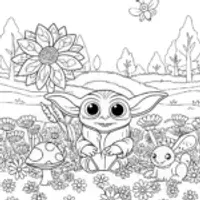 Yoda’s Garden Adventure: A Colorful Quest for Fun
