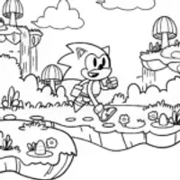 Sonic’s Adventure on a Magical Floating Island