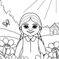 Magic Moments with Lily in the Flower Garden