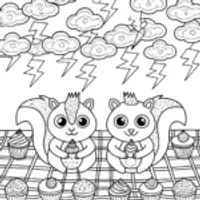 Squirrels Enjoying a Lightning Lunch Adventure!
