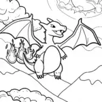 Charizard’s Majestic Flight Through the Skies