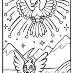 The Celestial Gathering: Ho-Oh and the Starry Skies