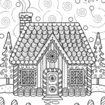 Gingerbread Village Adventure: Sweet House Coloring Fun