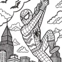Miles Soars Through the Cityscape