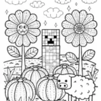 Creeper’s Colorful Adventure in the Garden