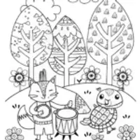 Rainbow Friends: Fox and Turtle’s Musical Adventure