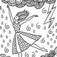 Lightning Dancer in a Stormy Dance