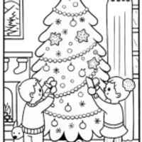 Christmas Tree Decorating with Friends