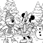 Mickey and Minnie’s Ice Skating Adventure in Winter Wonderland