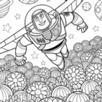Buzz Lightyear’s Cosmic Floral Adventure
