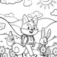 Rainbow Friends Adventure: Fox, Rabbit, and Fun Times!