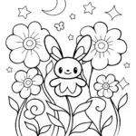 Kuromi’s Enchanted Garden Adventure Coloring Fun