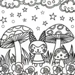 Kuromi’s Enchanted Garden Coloring Adventure