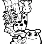 Squishy Jungle Adventure with Giraffe and Friends