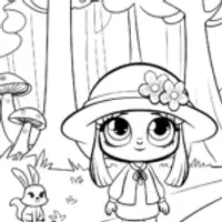 Kawaii Adventure: Exploring the Dreamy Forest with Lily