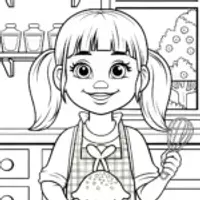Gabby’s Magical Baking Adventure Coloring Fun