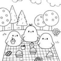 Squishmallow Picnic Party Fun with Friends