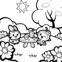 Shopkins Garden Party with Bubbles and Berry Blossom