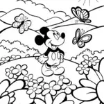 Mickey’s Garden Adventure with Butterflies and Flowers