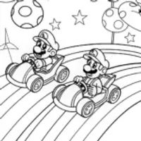 Rainbow Road Adventure with Mario and Luigi