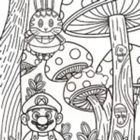 Mario’s Colorful Mushroom Adventure!