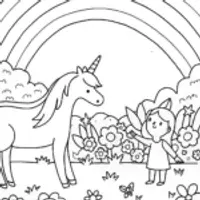 Rainbow Garden Adventure with the Magical Unicorn