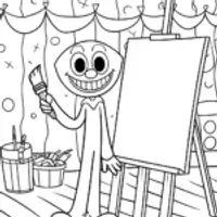 Huggy Wuggy’s Colorful Painting Adventure