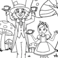 The Mad Hatter and Alice’s Tea Party Adventure