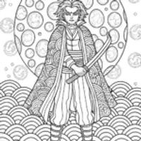 Tanjirō’s Resolve Beneath the Moonlit Sky
