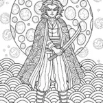 Tanjirō’s Resolve Beneath the Moonlit Sky